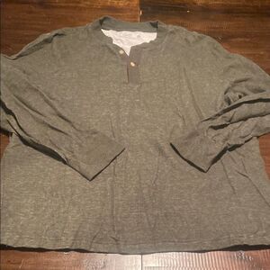 Grayers Men’s Casual Long Sleeve Henley Shirt XXL